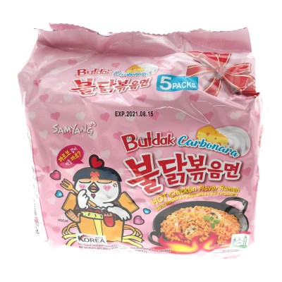 Samyang Carbonara Hot Chicken Flavor Ramen 140gx5packs